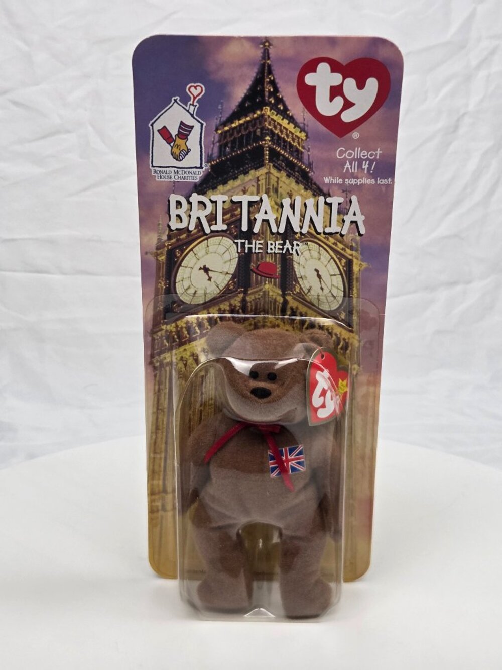 Ty McDonalds Teenie Beanie 1999 Britannia The Bear